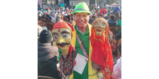 कठपुतली कला के जरिए समाज में जागरूकता फैला रहे लोक कलाकार सुनील कुमार
